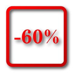 60 percent discount icon