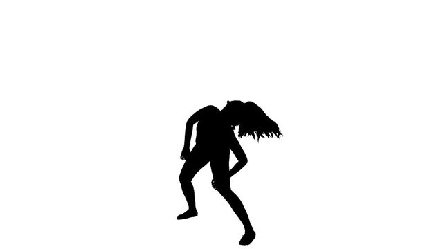 Dancing silhouette