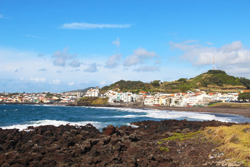 Militias beach on Sao Miguel island, Azores, Portugal
