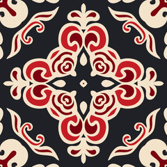 Abstract seamless ornamental vector pattern