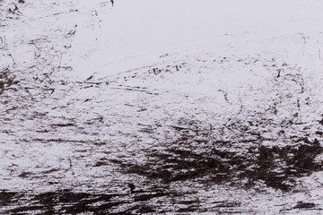 Black paint isolated on white background