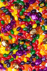 Fototapeta na wymiar view of jellybean candies.