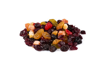 Mix variety of dried fruit