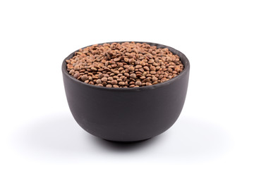 Lentils Isolated on White Background