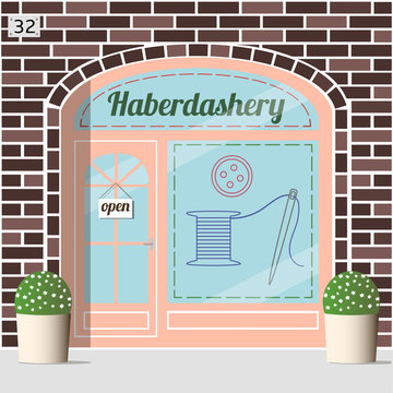 Haberdashery Shop Facade.