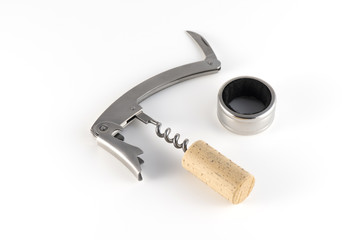 Corkscrew and accessories for wine