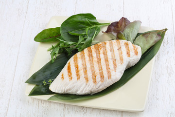 Grilled turkey steak