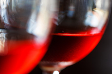 Close-up of a red wine