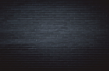 Black brick wall background