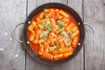 Rice cake korean food