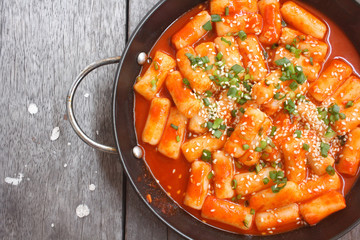 Rice cake korean food