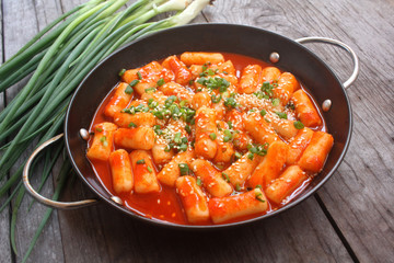 Rice cake korean food