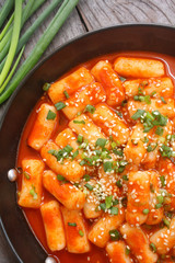 Rice cake korean food