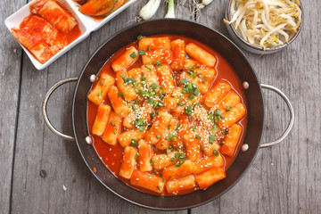 Rice cake korean food