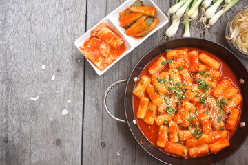 Rice cake korean food