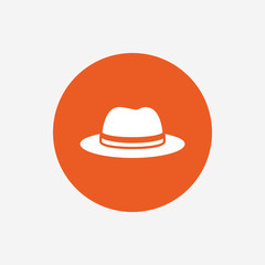 Top hat sign icon. Classic headdress symbol.
