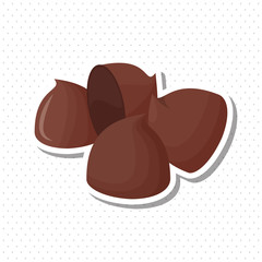 Flat illustration about chocolate design , sweet and delicious