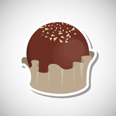 Flat illustration about chocolate design , sweet and delicious