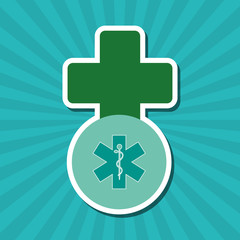 Obraz premium Flat illustration about medical care design 