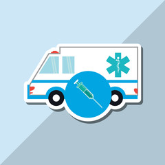 Fototapeta premium Flat illustration about medical care design 