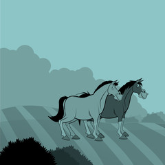 Farm design. animal icon. nature concept, vector illustration