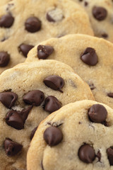 cropped of chocolate cookies