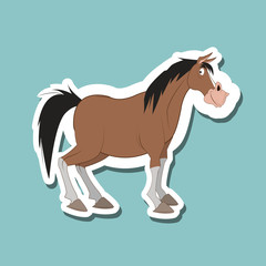 Farm design. animal icon. nature concept, vector illustration