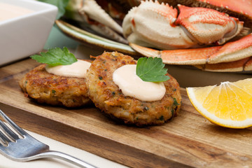 Crab Cakes Appetizer