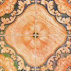 Decorative brown sandstone tile background
