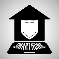 Smart home design. Technology icon. system concept