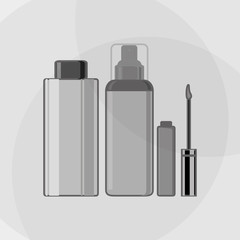 Make up design. cosmetic icon. skin care concept, vector illustration