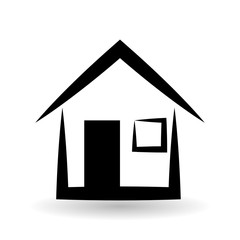Real estate design. home concept. Property icon, vector illustration