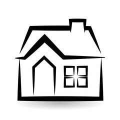 Real estate design. home concept. Property icon, vector illustration