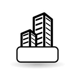 Fototapeta premium Real estate design. building concept. Property icon, vector illustration