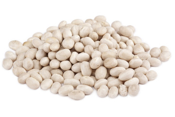 pile of white vegetable beans