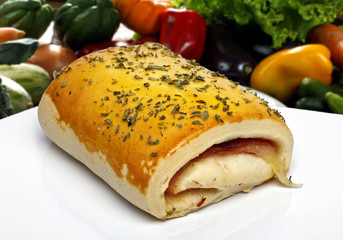 baked stuffed bread