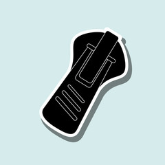 zipper isolated design 