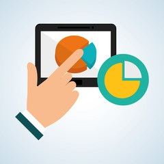 Infographic design. data icon.  business concept. , vector illustration