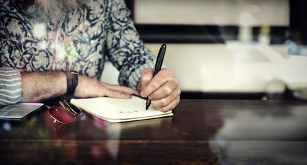 Writer Journalism Imagination Novelist Message Concept