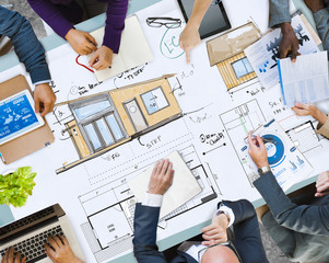 Business Team Meeting Brainstorming Planning Concept