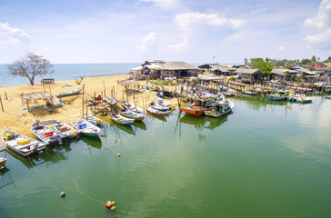 traditional fishing boat park