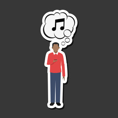 Technology design. social media icon. smartphone concept