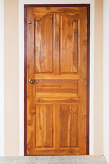 wood door