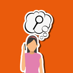 Technology design. social media icon. smartphone concept