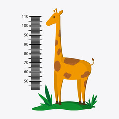 Giraffe icon. Animal design. Safari concept