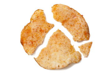 crispy potato cheese chip