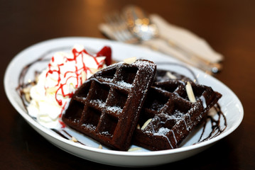 Chocolate waffle