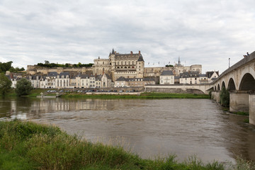 Naklejka premium Bridge to the Chateau d'Amboise