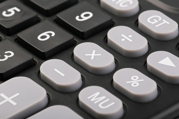 Calculator Closeup Shot