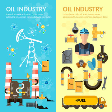 Oil industry banner